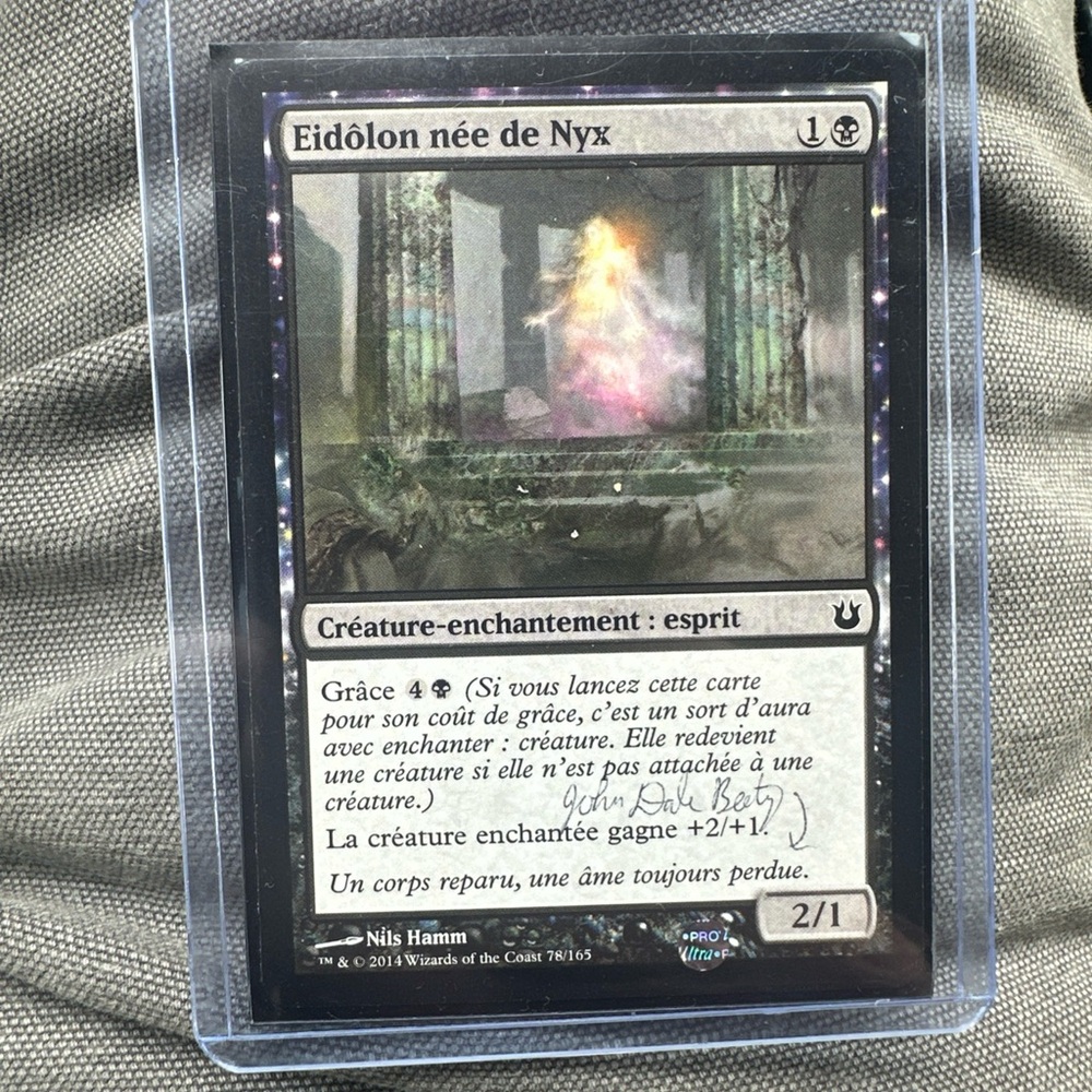 Magic The Gathering: Eidolon née de Nyx Autographed Trading Card